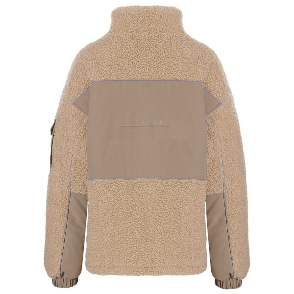 Rehall Retro-r Fleecejacka Med Dragkedja Beige M Kvinna