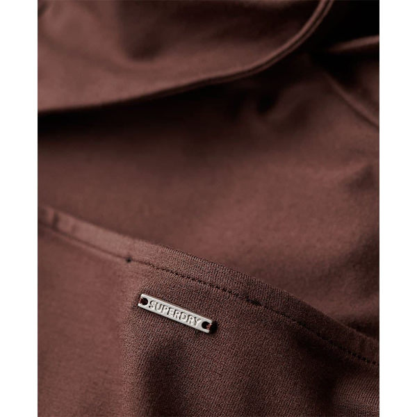Superdry Twist Back ärmlös Midiklänning Brun M Kvinna