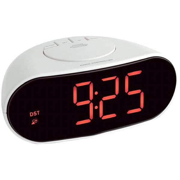 Tfa Dostmann Väckarklocka 60.2505 Radio Vit
