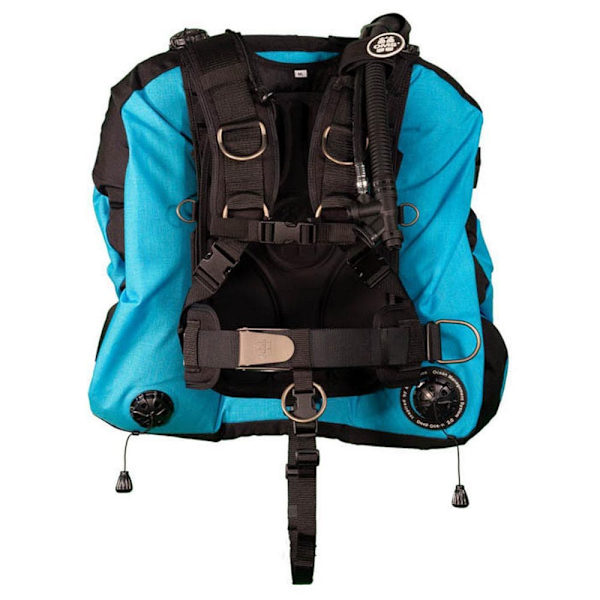 Oms Iq Lite With Deep Ocean 2.0 Bcd Blå,Sort S
