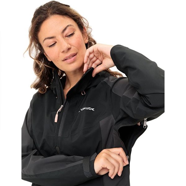 Vaude Elope Jakke Sort 40 Kvinde