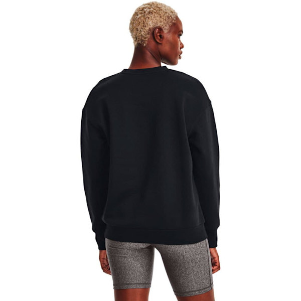 Under Armour Sweatshirt Essential Fleece Crew Sort M Kvinde