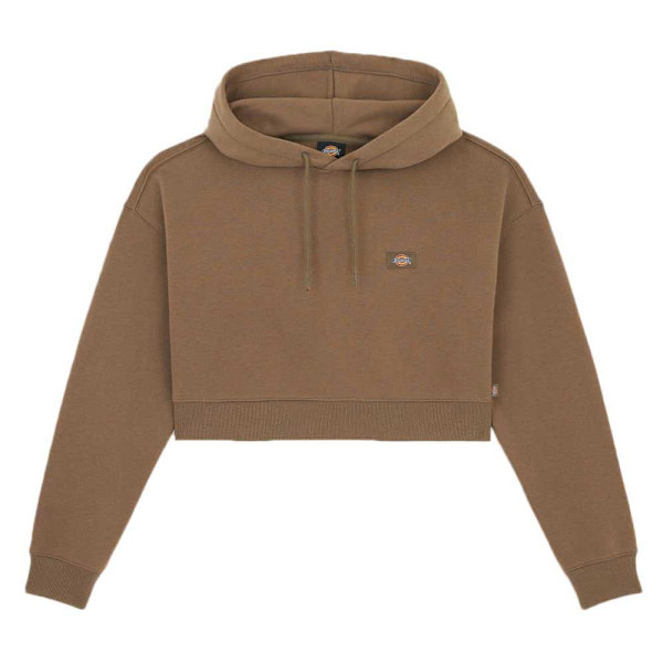 Dickies Oakport Cropped Hættetrøje Brun L Kvinde