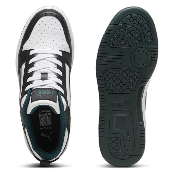 Puma Rebound V6 Lo Sko Hvid,Sort EU 38 Dreng