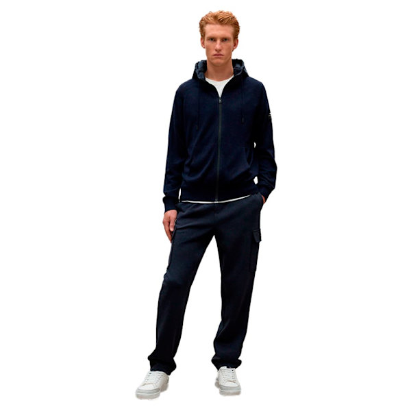Ecoalf Peral Sweatshirt Med Lynlås Blå S Mand