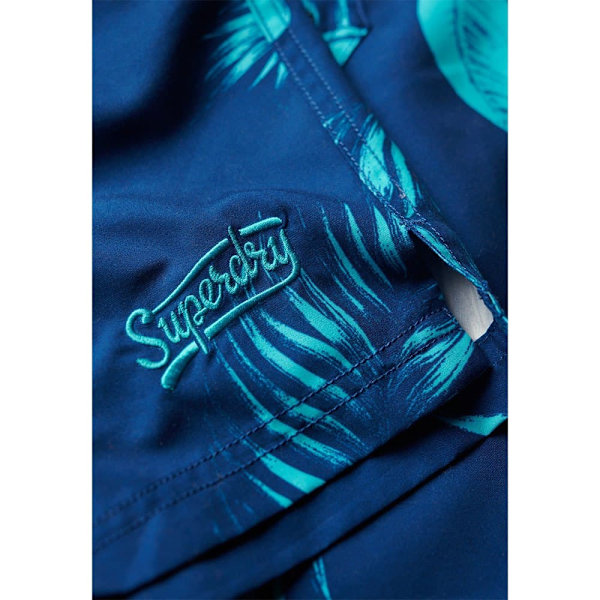 Superdry Hawaiian Print 17´´ Badbyxor Blå S Man