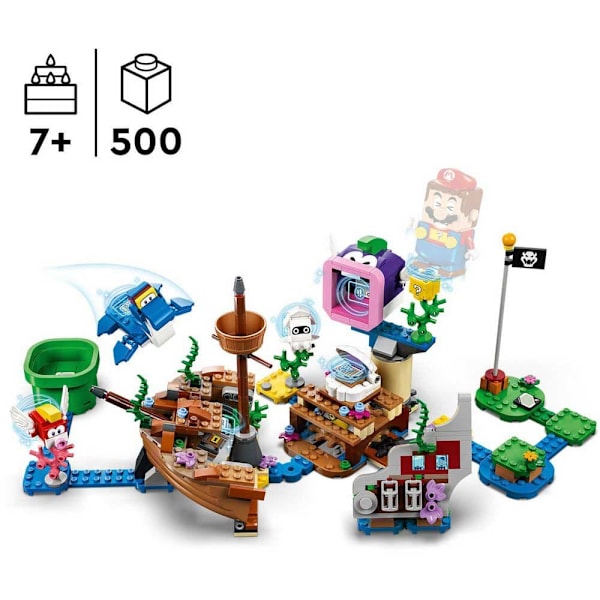 Lego Laajennussarja Ja Haaksirikkoutuneen Laivan Rakentamispeli Dorrie Monivärinen