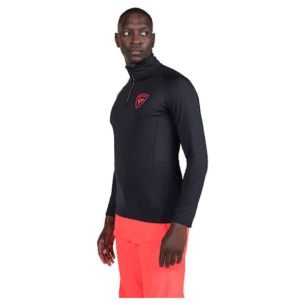 Rossignol New Hero Classique Fleecejakke Med Halv Lynlås Sort S Mand