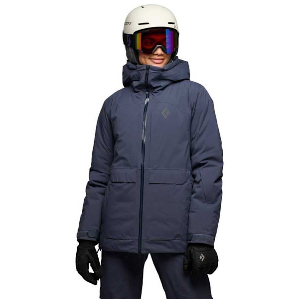 Black Diamond Factor Insulated Parka Grå S Kvinna