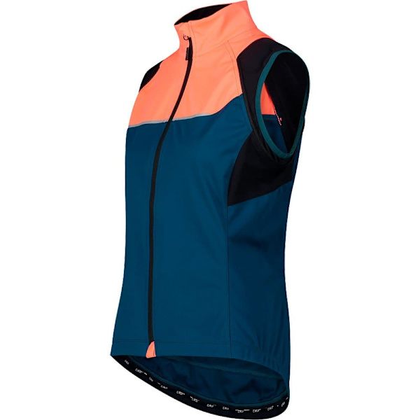 Cmp Jakke With Removable Sleeves 31a2556 Orange,Blå XL Kvinde