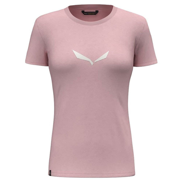 Salewa Solid Dry T-shirt Med Korta ärmar Rosa XL Kvinna