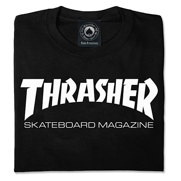 Thrasher Kortærmet T-shirt Skate Mag Sort XL Mand