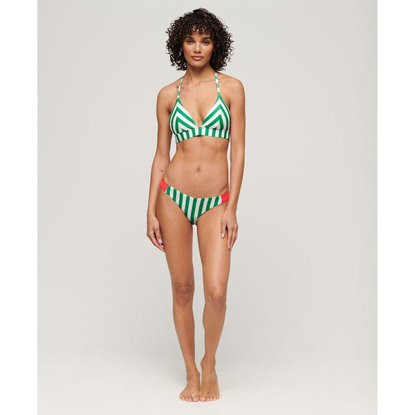 Superdry Triangle Bikinitopp Grönt XS Kvinna