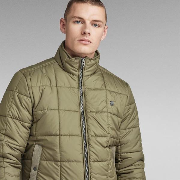 G-star Jakke Meefic Quilted Grøn S Mand