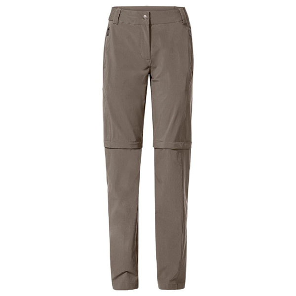 Vaude Bukser Farley Stretch Zo T-zip Ii Grå 40 / Regular Kvinde