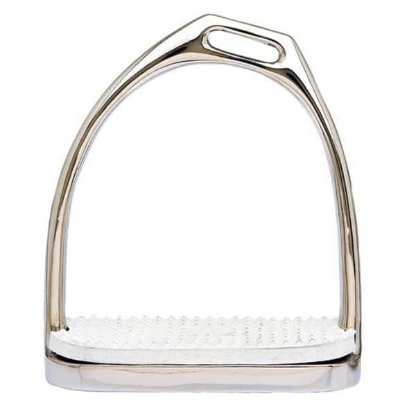 Sefton Rustfri Offset Slidbane Engelske Stigbøjler Simple Søvfarvet 10 cm