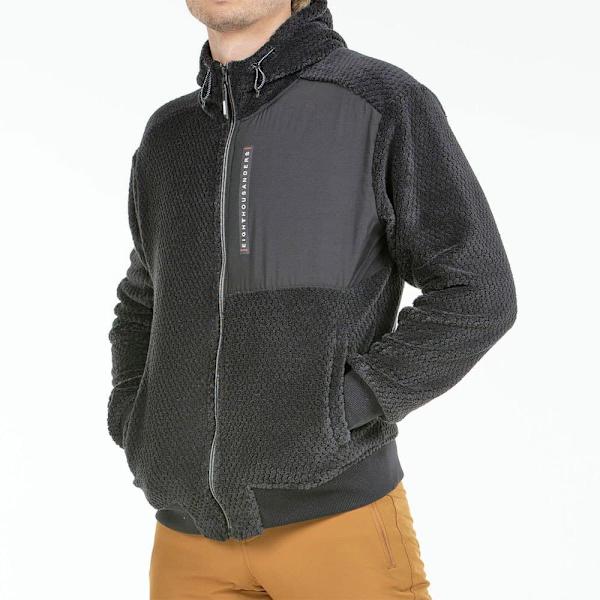 +8000 Zerba Sweatshirt Med Lynlås Sort L Mand
