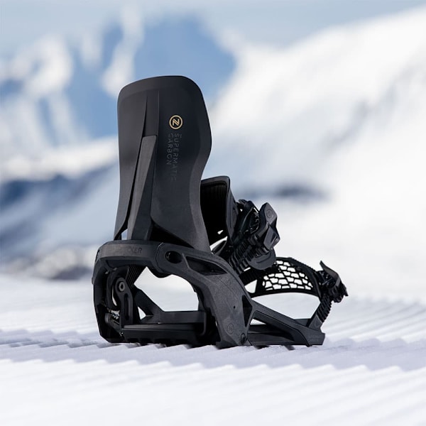 Nidecker Supermatic-carbon Snowboardbindningar Silver M