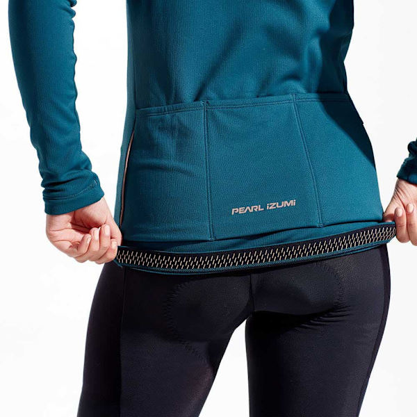 Pearl Izumi Attack Thermal Långärmad Trikå Blå S Kvinna