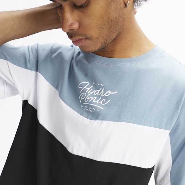 Hydroponic Kortärmad T-shirt Tropic Blå S Man
