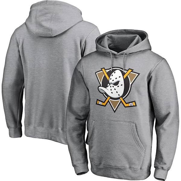 Fanatics Hættetrøje Anaheim Ducks Value Essentials Grå L Mand