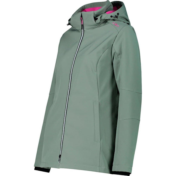 Cmp Long Fit 3a22226 Softshelljacka Grönt 46 Kvinna