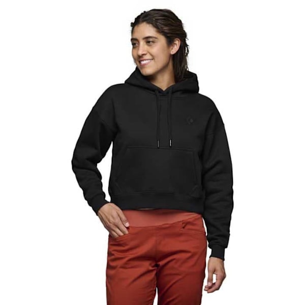 Black Diamond Crop Hættetrøje Sort M Kvinde