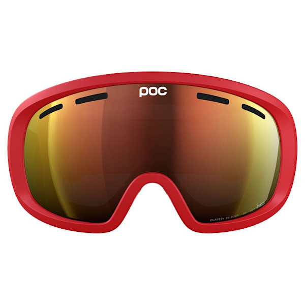 Poc Fovea Mid Wf Skidglasögon Röd Partly Sunny Orange/CAT2