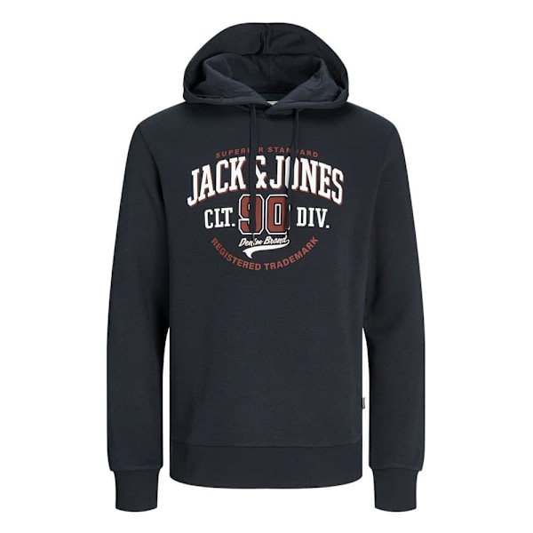 Jack & Jones Logo 2 Plus Size Hættetrøje Sort 4XL Mand