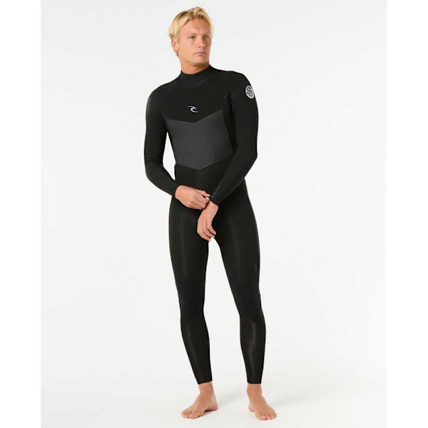 Rip Curl D/patrol 4/3 Mm Gb Stmr Langærmet Neopren-dragt Med Lynlås På Ryggen  XL
