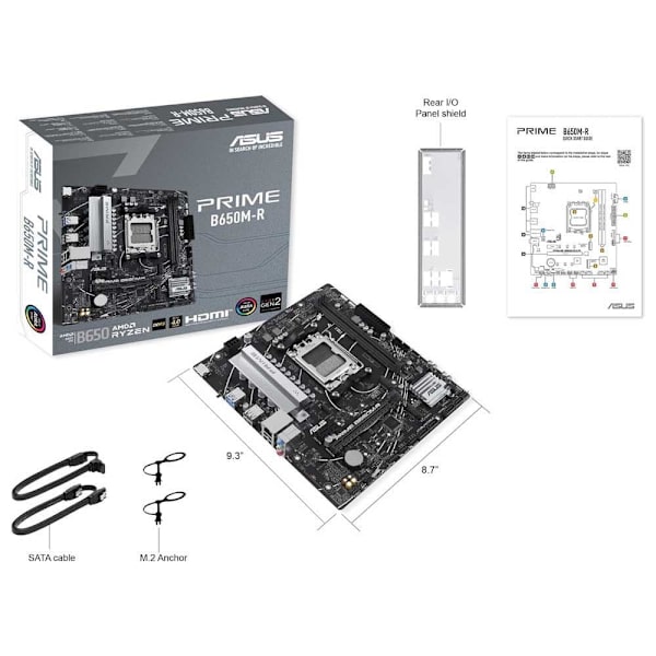 Asus Prime B650m-r Moderkort