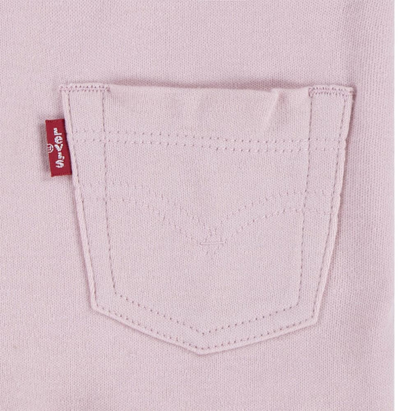 Levi´s ® Kids Footed Coverall Langærmet Sæt Rosa 9 Months