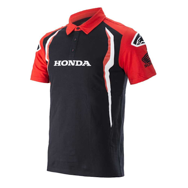 Alpinestars Honda Kortærmet Polo Rød,Sort XL Mand