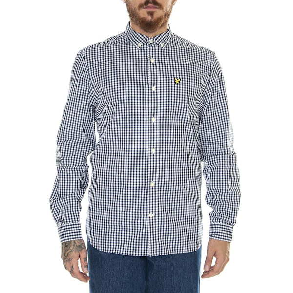 Lyle & Scott Skjorta Med Långa ärmar Vit M Man