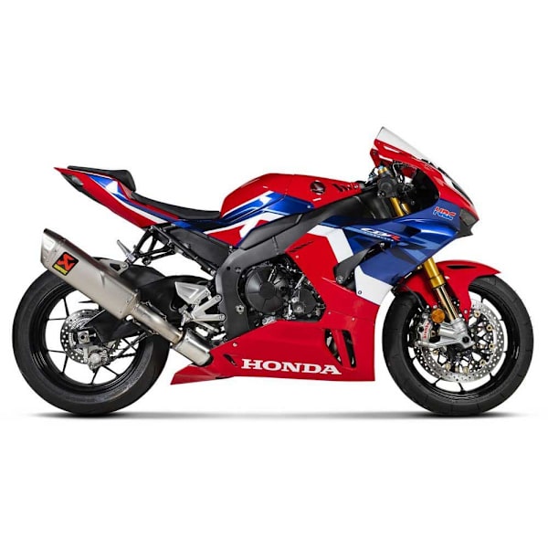 Akrapovic Full Line System Track Day Slip On Line Titanium Muffler Cbr 1000rr-r Fireblade/sp 20 Ref:s-h10so25-aplt/td Silver