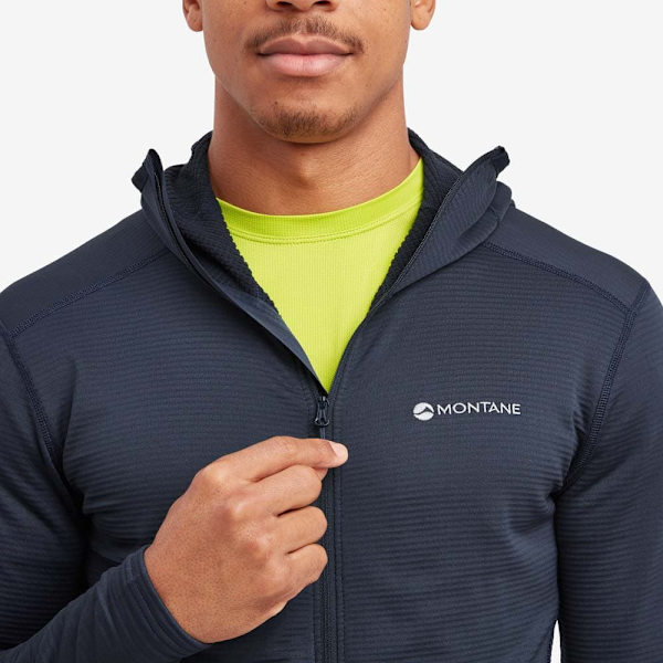 Montane Hættetrøje Fleece Protium Lite Blå L Mand