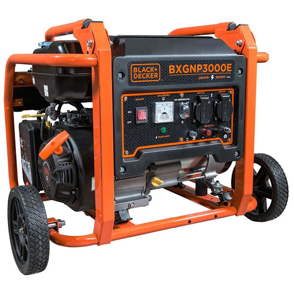 Black & Decker 3000w Benzin-drevet Elektrisk Generator