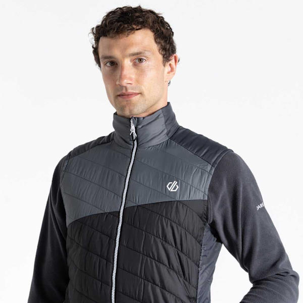 Dare2b Full Dragkedja Fleece Touring Svart,Grå M Man