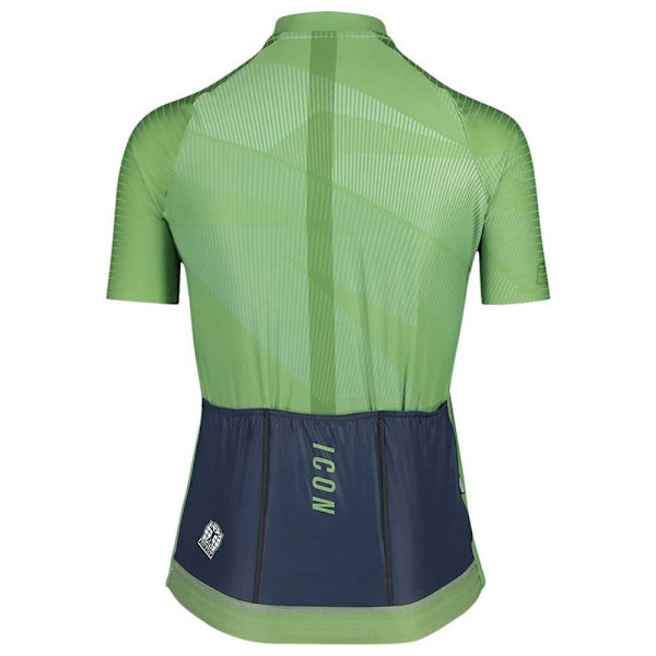 Bioracer Icon Korta ärmar Cykeltröja Grönt S Kvinna