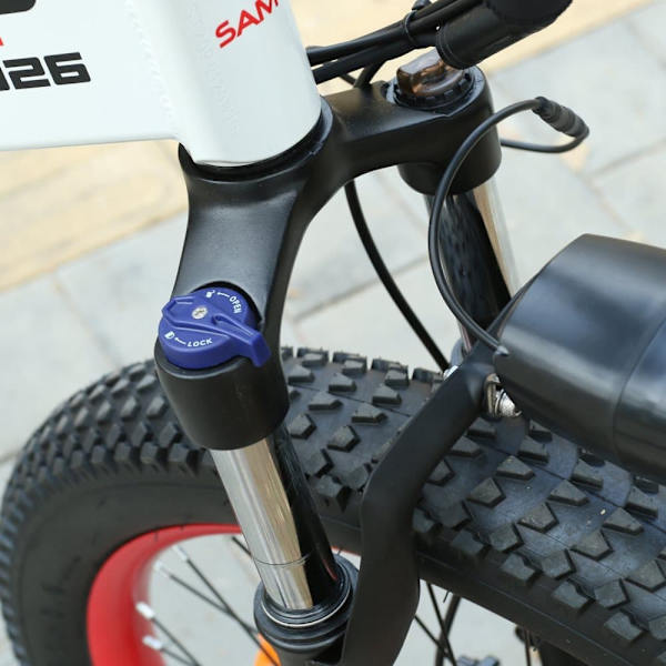 Hopfällbar elcykel SAMEBIKE LO26-Plus, 1000W motor, 48V 15Ah batteri