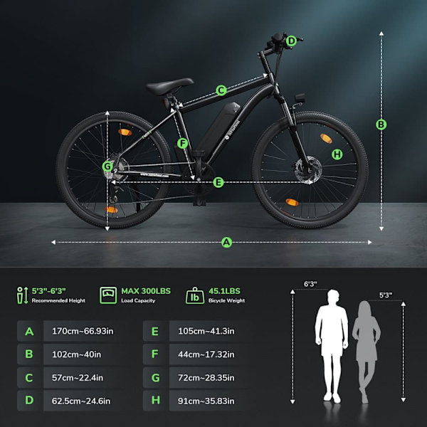 Elcykel iSinwheel M10 - 26" - 250W 36V 10.4Ah