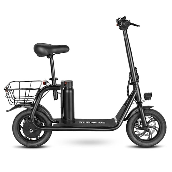 Taittuva sähköpotkulauta istuimella SAMEBIKE SM-C01, 350W 10.4Ah, 12 tuumaa