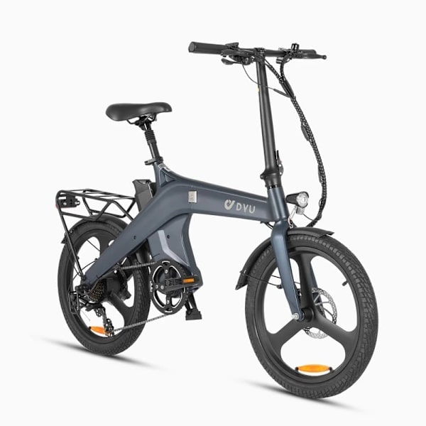 Sammenklappelig elektrisk bycykel DYU T1, motor 36V 250W, med momentsensor