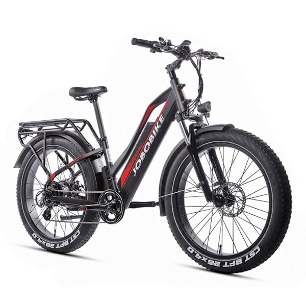 Elektrisk fatbike JOBOBIKE Robin ST, Steg-Thru, Bafang 48V 250W 13Ah, För kvinnor