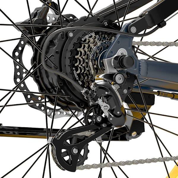 Elektrisk mountainbike Lankeleisi RV700, motor 48V 1000W, 26″ tykke dæk, Explorer elektrisk jagtcykel