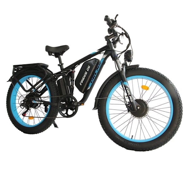 Elcykel ORLMS V3, Daul-motor 52V 2000W, batteri 52V 25AH