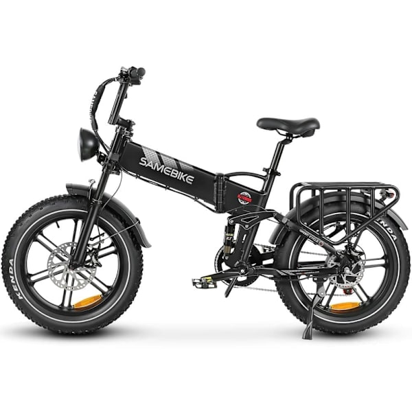 Hopfällbar terrängcykel SAMEBIKE RS-A02, Motor 1200W, Fullfjädring