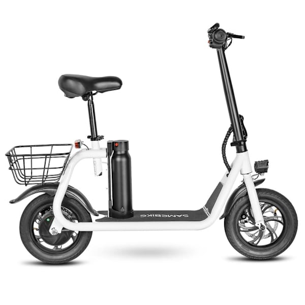 Taittuva sähköpotkulauta istuimella SAMEBIKE SM-C01, 350W 10.4Ah, 12 tuumaa