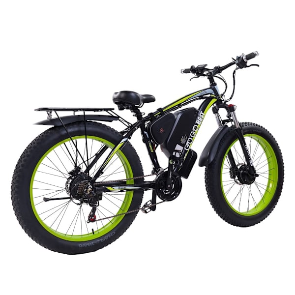GOGOBEST GF700 26" Elektrisk Mountainbike Dobbelt 500W Motor SHIMANO 27-Speed ​​Gear
