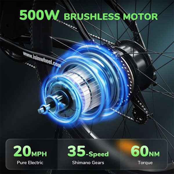 Kaupunkisähköpyörä iSinwheel M10 - 26" - 250W 36V 10.4Ah
